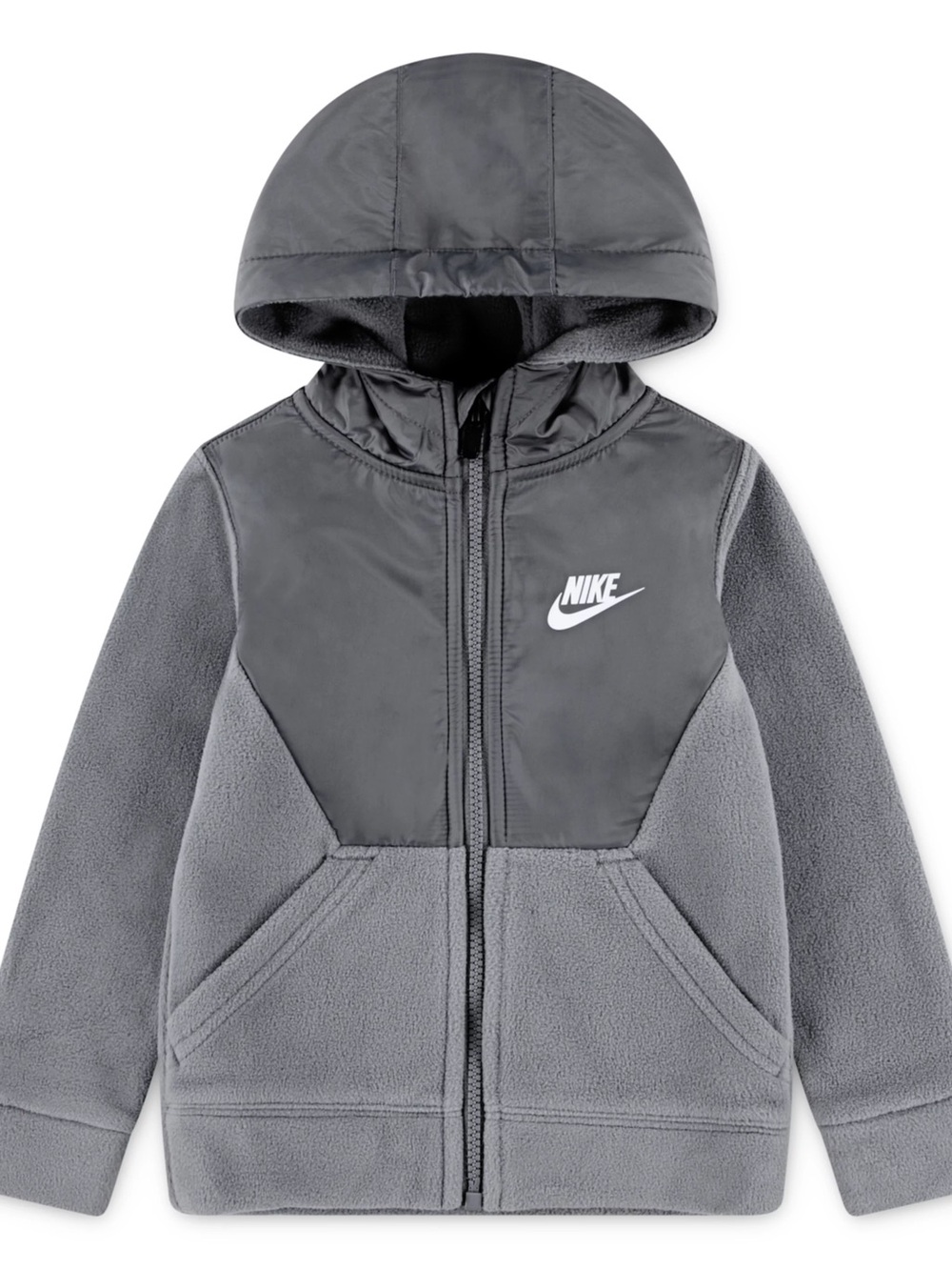 Nike Gray Hooded Fleece Jacket for baby 18 month old